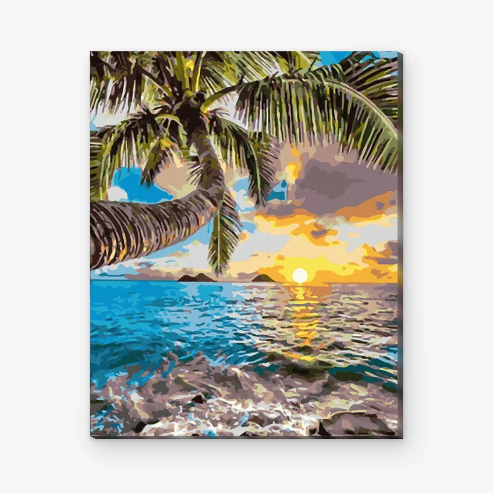 Pintar por Números - Amanecer hawaiano