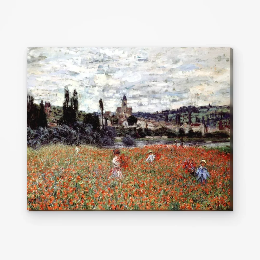 Pintar por Números - Amapolas cerca de Vétheuil