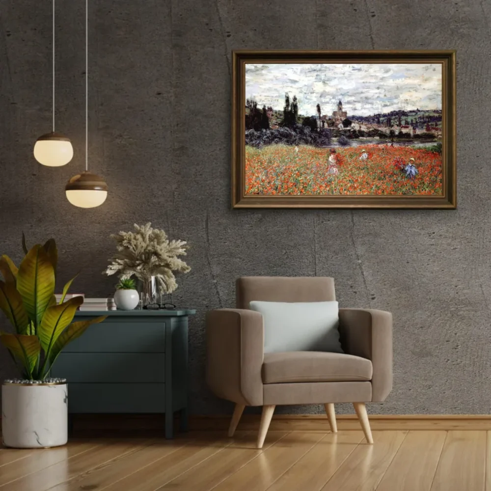 Pintar por números Amapolas cerca de Vétheuil – foto 2
