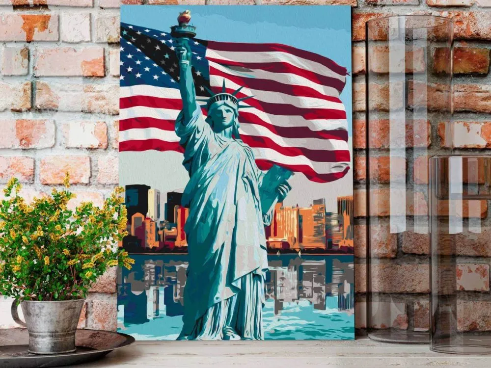Pintar por números Americano orgulloso – foto 2