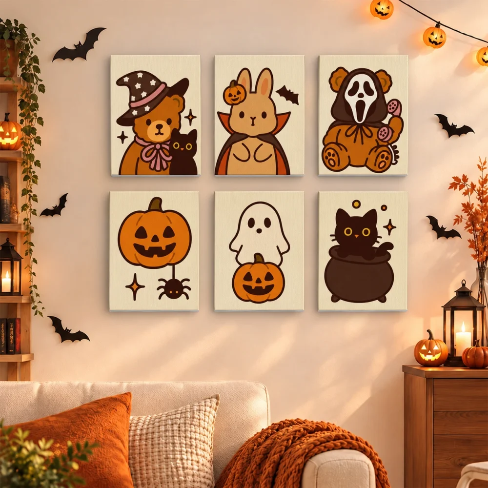 Pintar por números Amigos de Halloween – foto 3