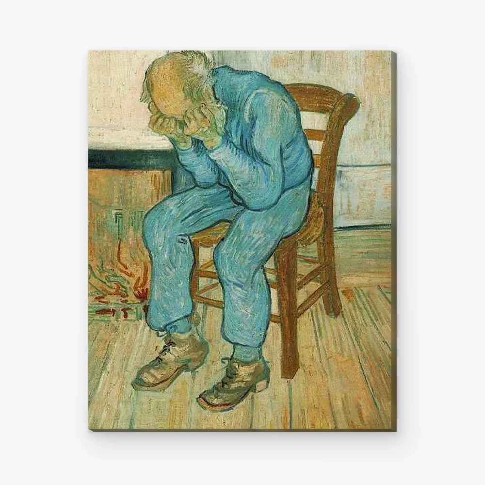 Pintar por Números - Anciano afligido (En el umbral de la eternidad)