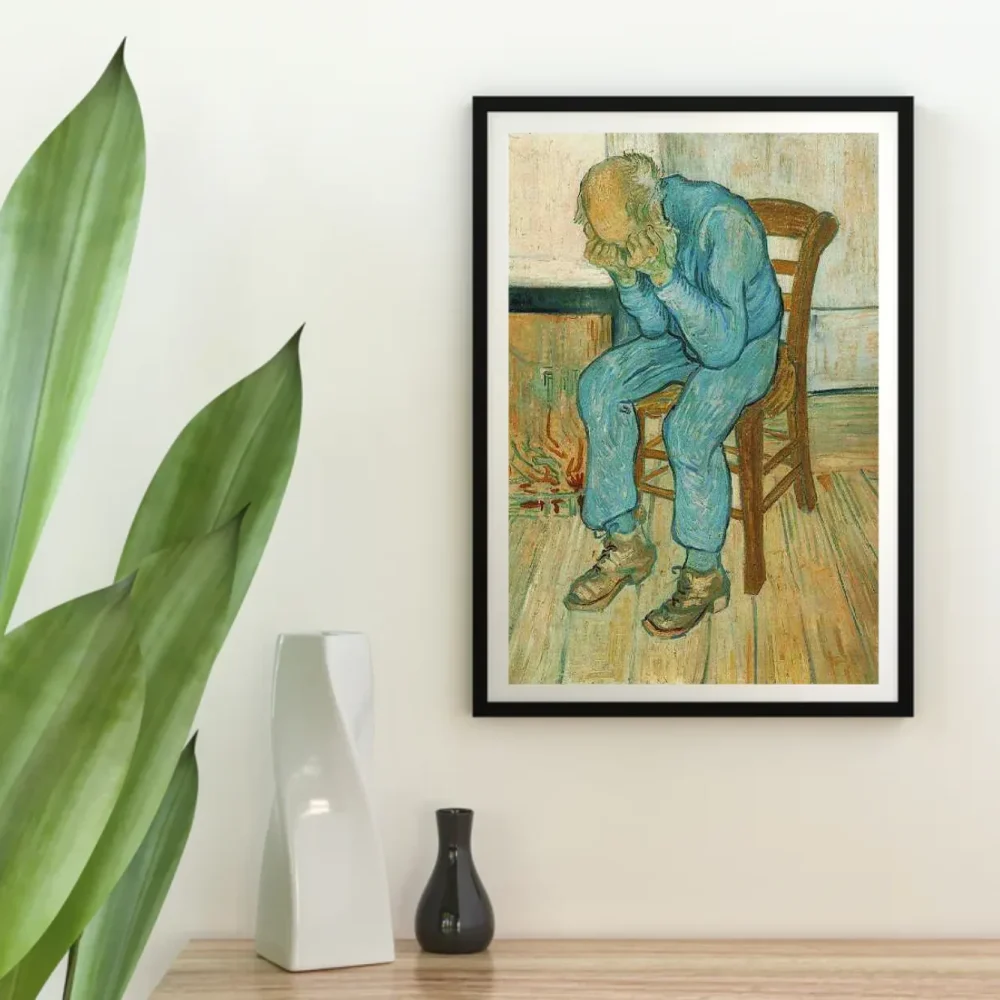 Pintar por números Anciano afligido (En el umbral de la eternidad) – foto 4