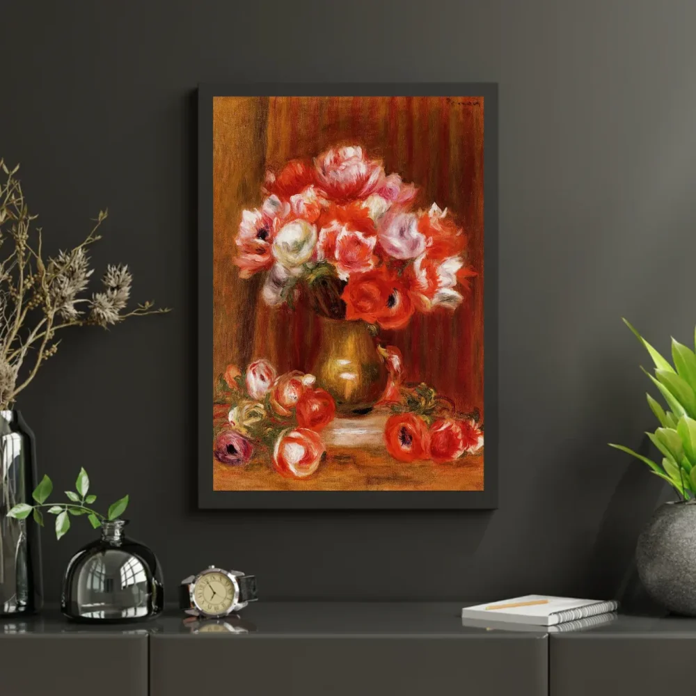 Pintar por números Anémonas - Pierre-Auguste Renoir – foto 3