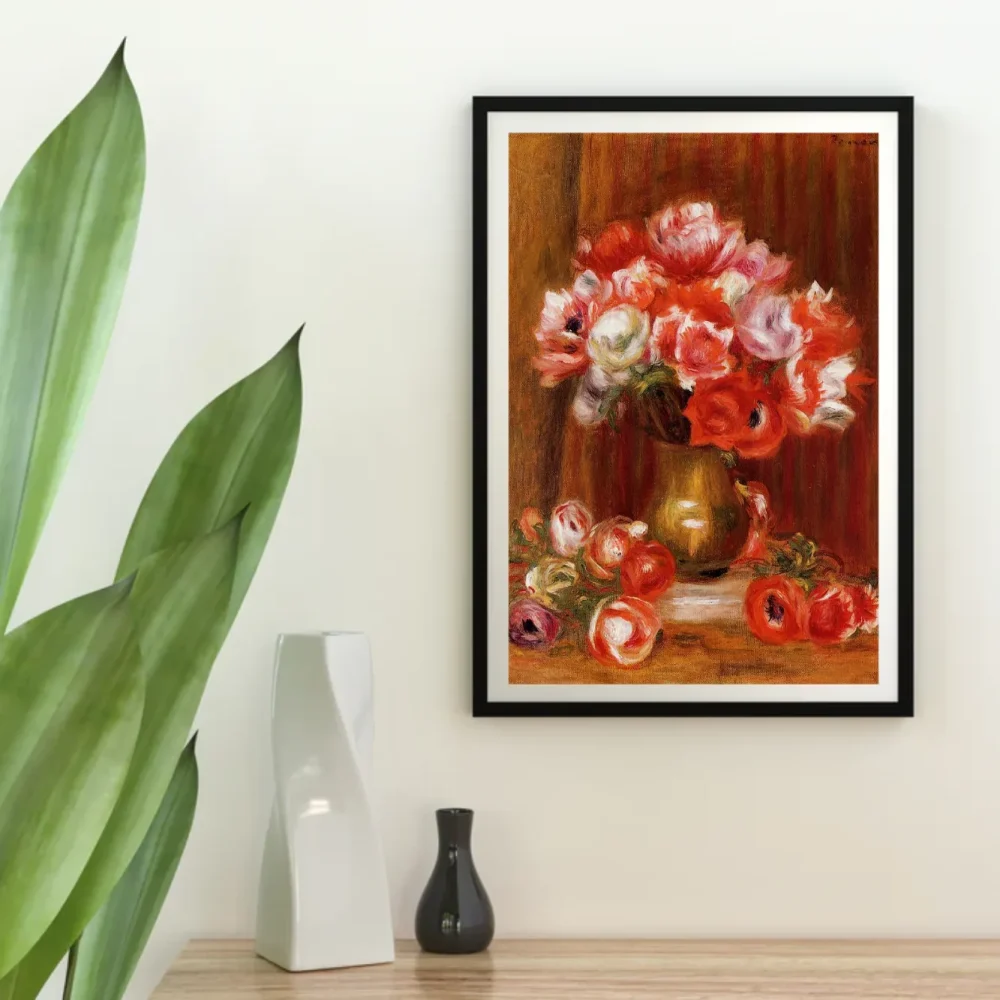 Pintar por números Anémonas - Pierre-Auguste Renoir – foto 4
