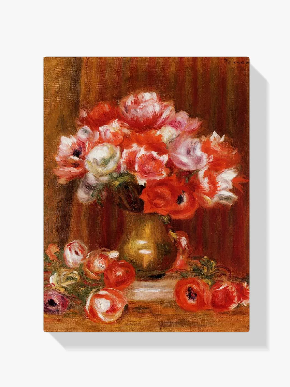Pintar por números Anémonas - Pierre-Auguste Renoir