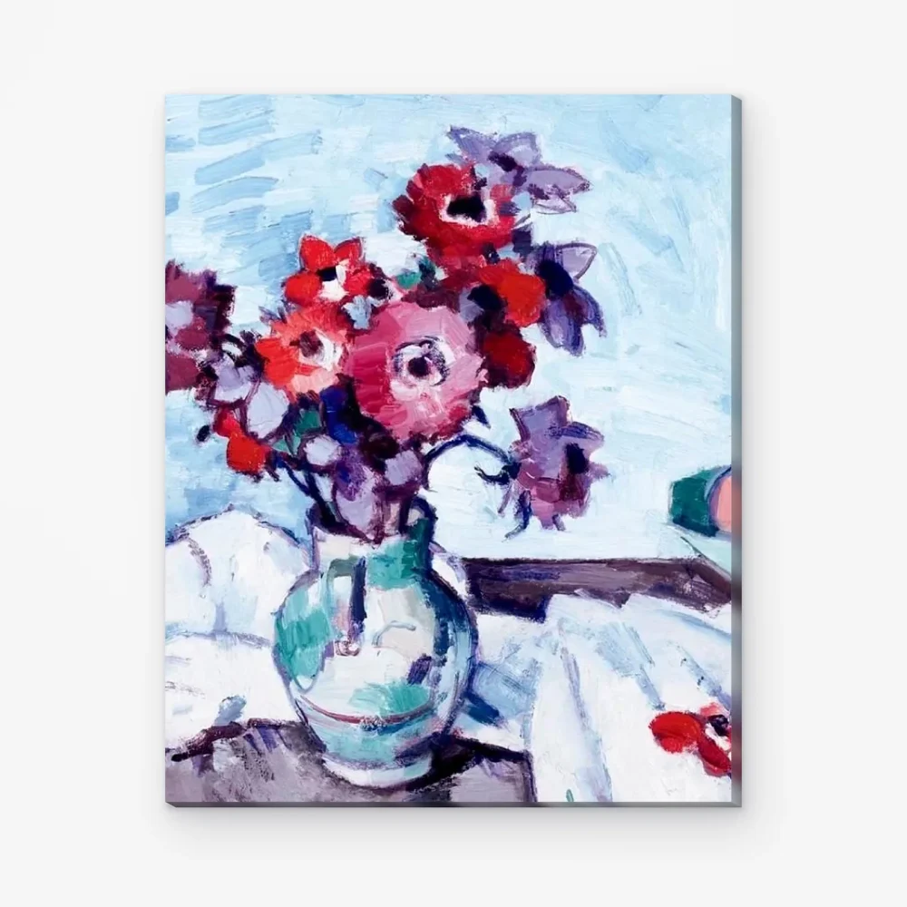 Pintar por Números - Anémonas - Samuel Peploe