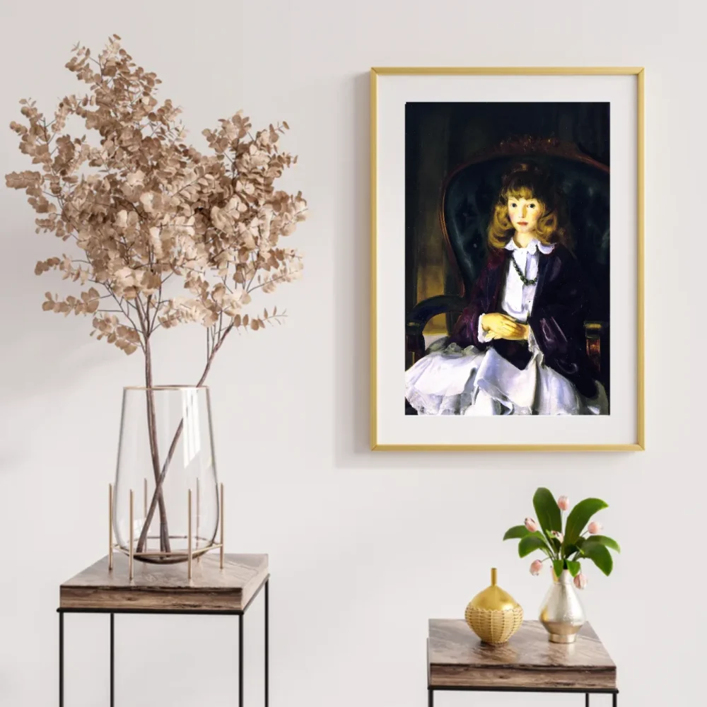 Pintar por números Anne con chal morado – foto 2