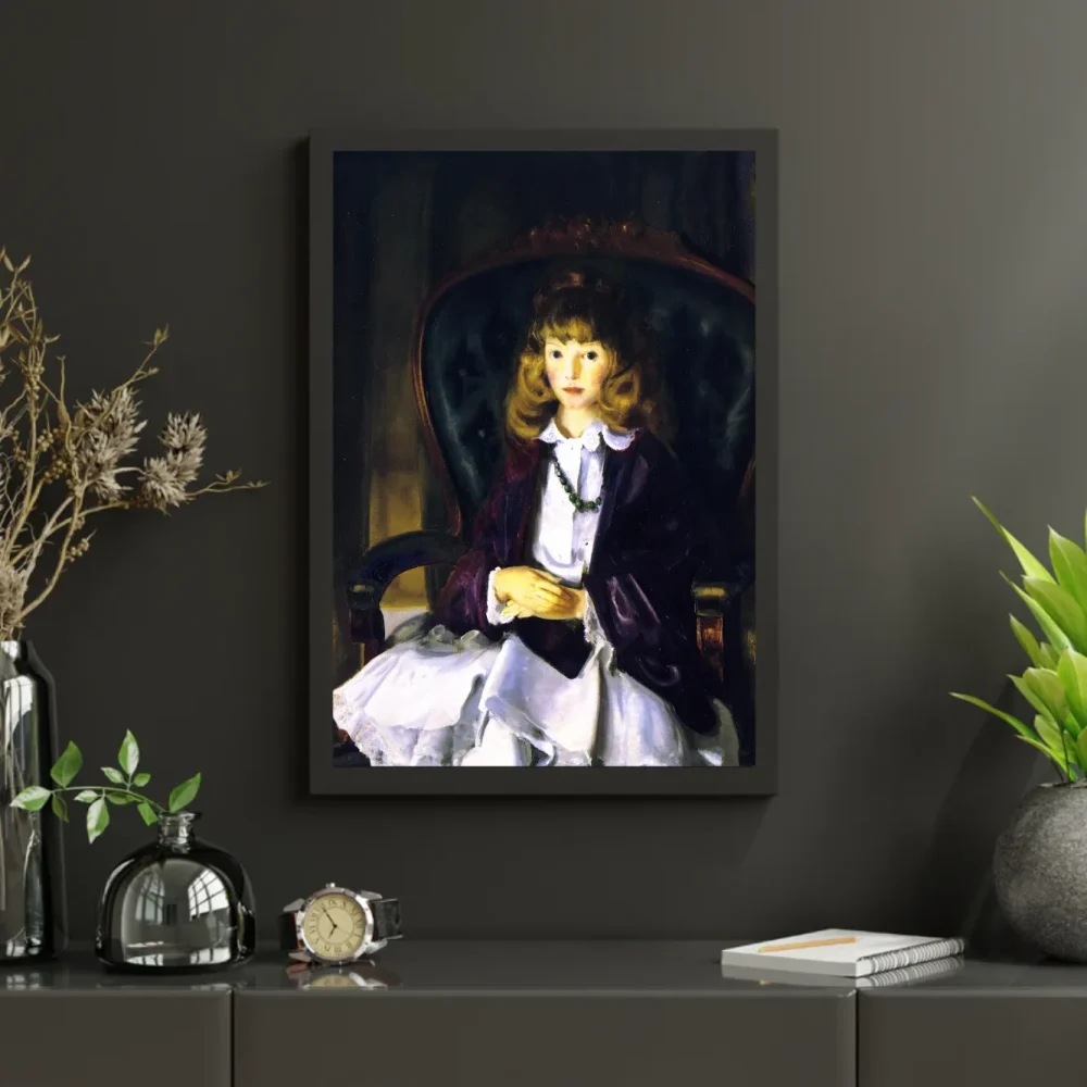 Pintar por números Anne con chal morado – foto 3