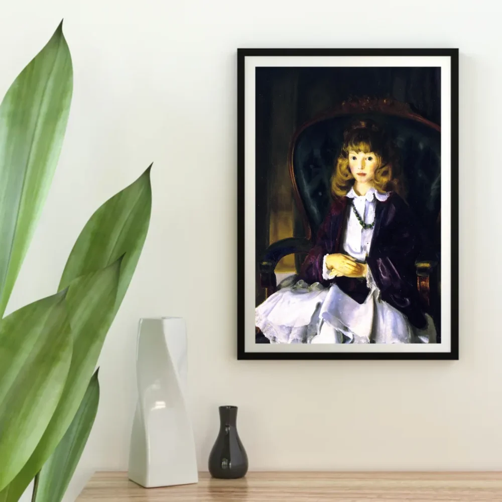 Pintar por números Anne con chal morado – foto 4