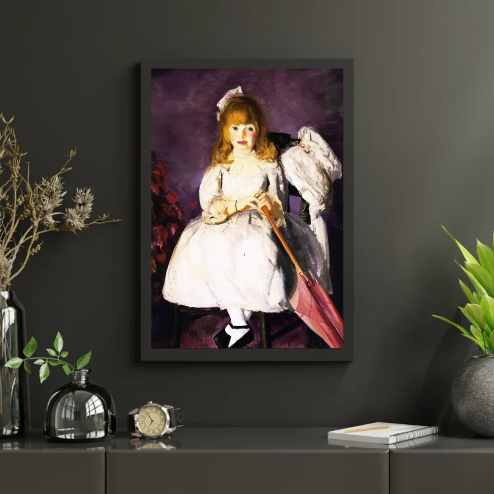 Pintar por números Anne con su sombrilla – foto 3