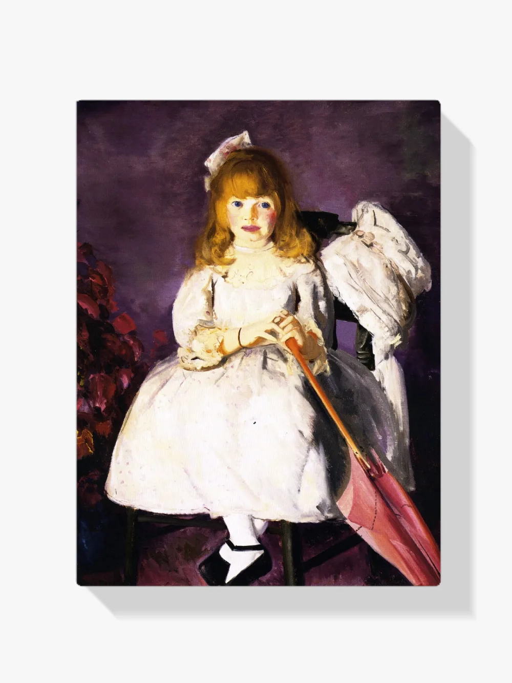 Pintar por números Anne con su sombrilla