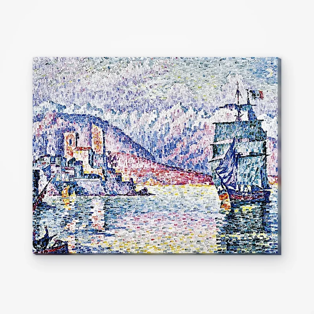 Pintar por Números - Antibes al atardecer