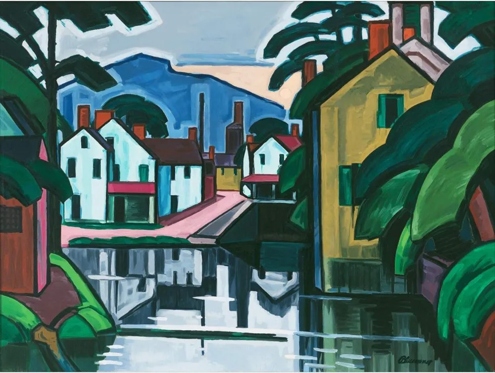 Pintar por números Antiguo puerto del canal – foto 2