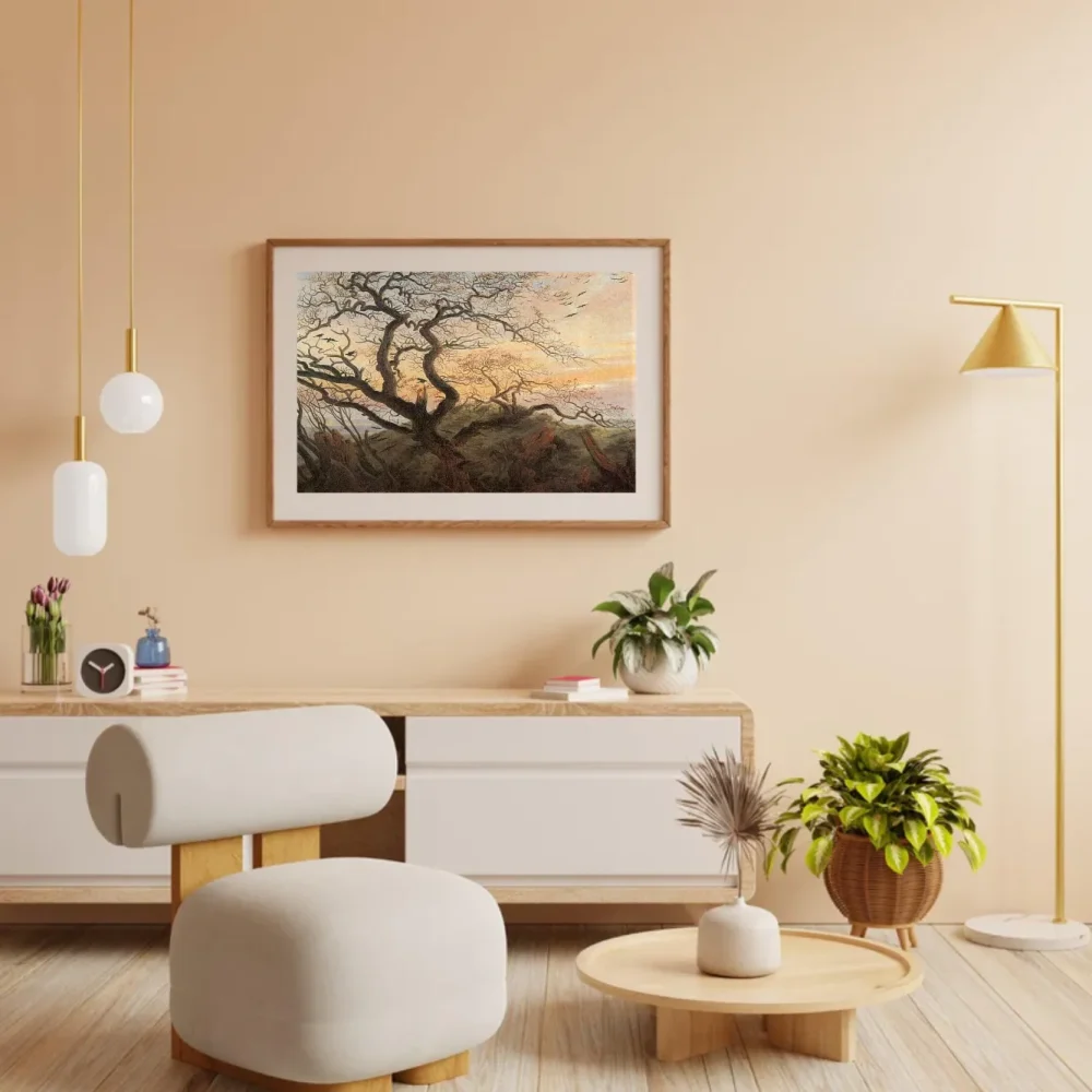Pintar por números Árbol con cuervos – foto 3