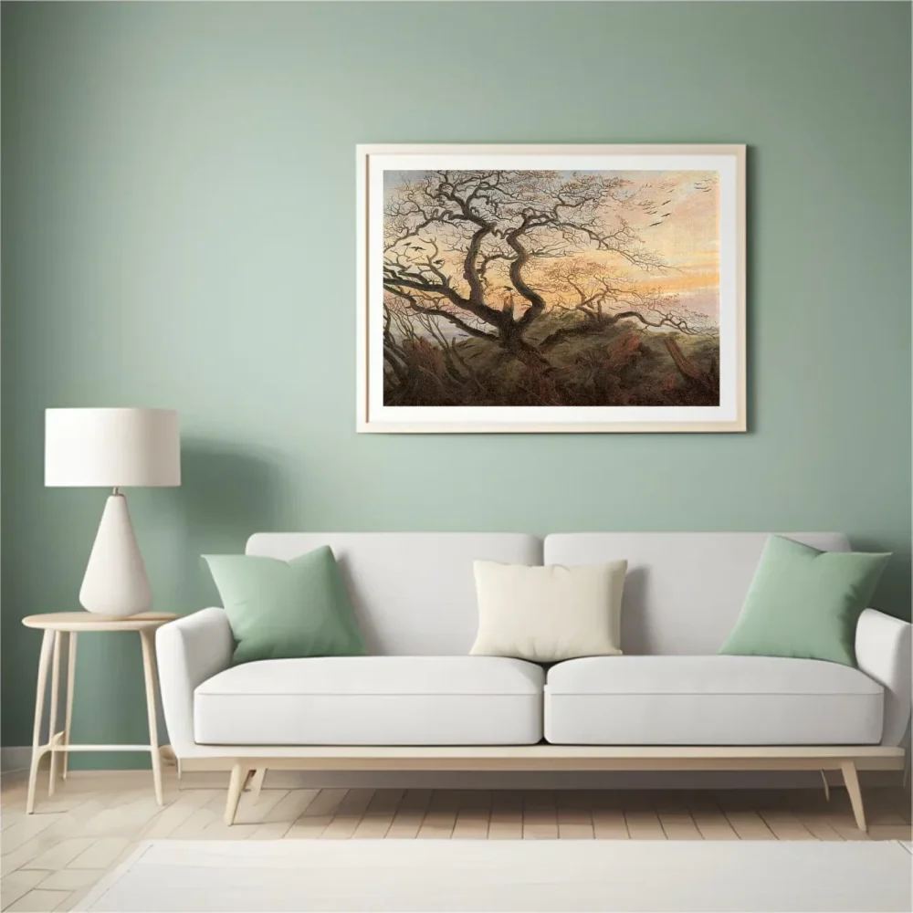 Pintar por números Árbol con cuervos – foto 4