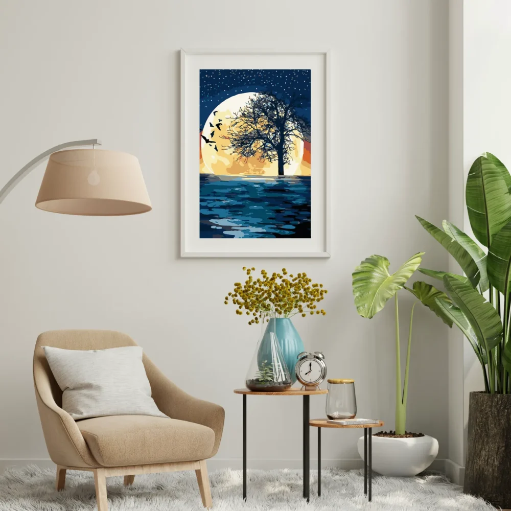 Pintar por números Árbol lunar – foto 3