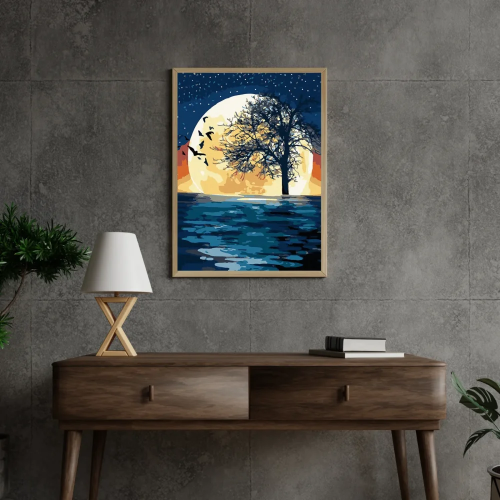 Pintar por números Árbol lunar – foto 4