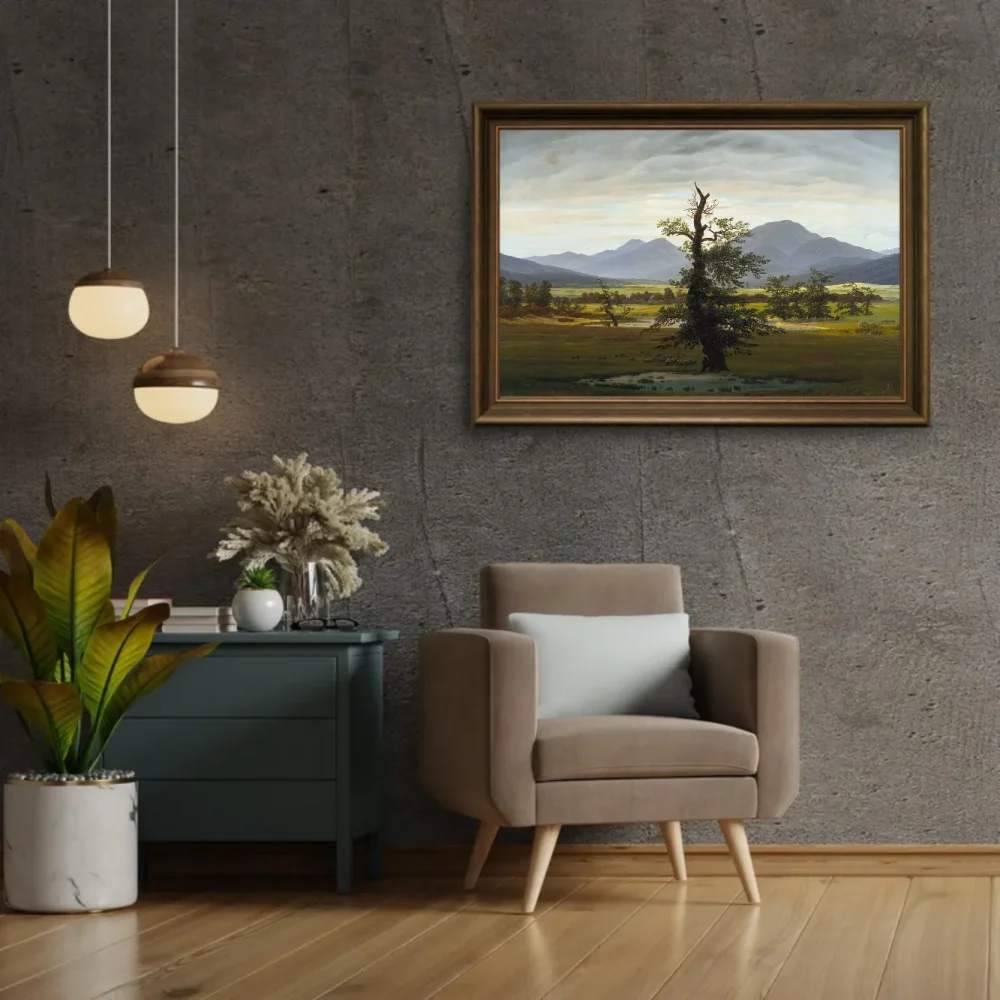 Pintar por números Árbol solitario – foto 2