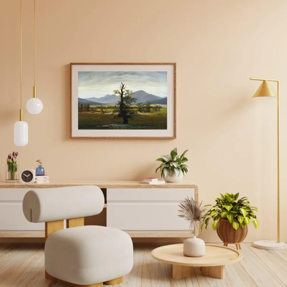 Pintar por números Árbol solitario – foto 3