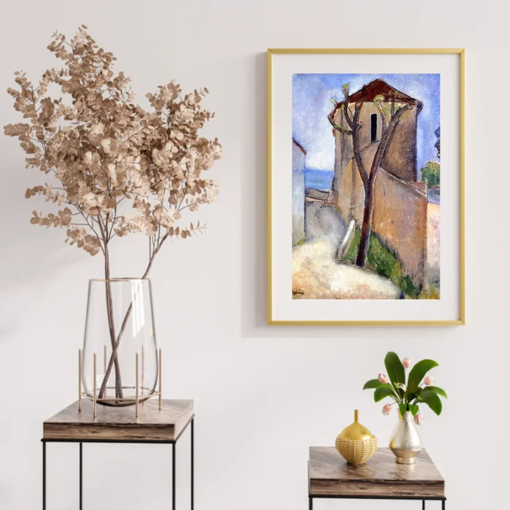 Pintar por números Árbol y casas – foto 2