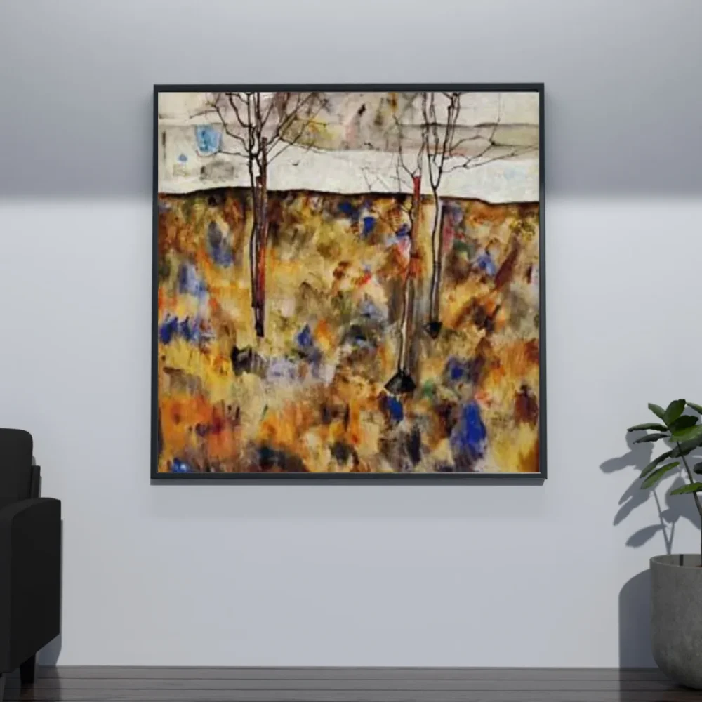 Pintar por números Árboles en invierno – foto 4