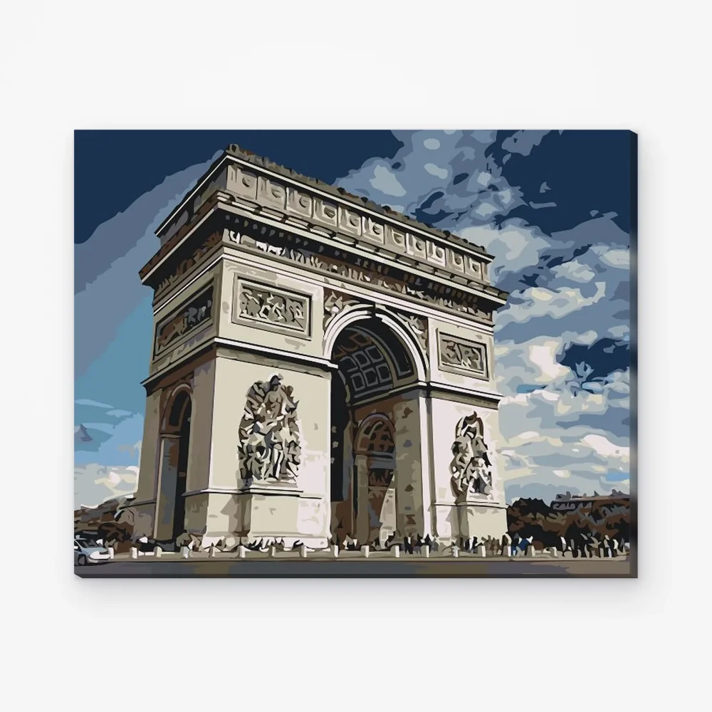 Pintar por Números - Arco de Triunfo de París