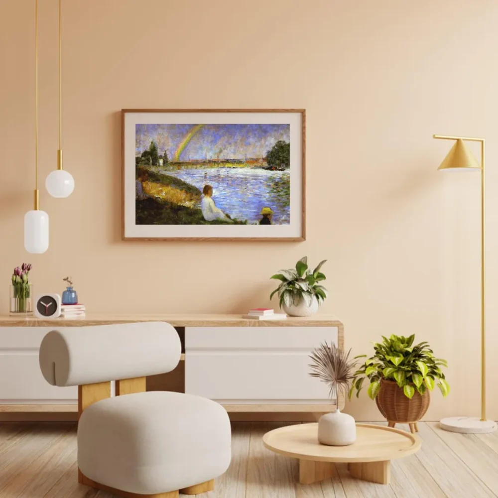 Pintar por números Arcoíris, estudio para Bañistas en Asnières – foto 3