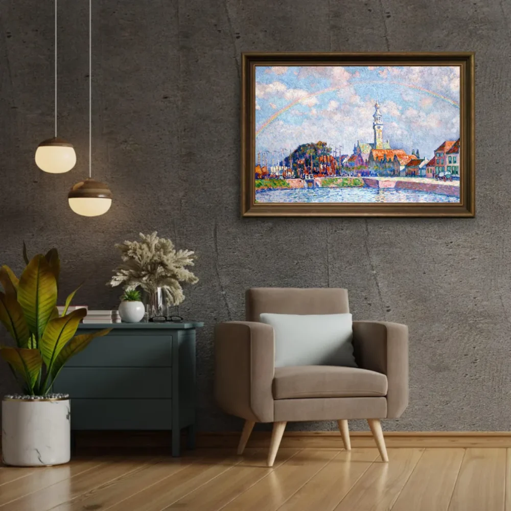 Pintar por números Arcoíris sobre Veere – foto 2
