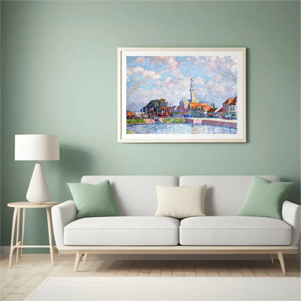 Pintar por números Arcoíris sobre Veere – foto 4