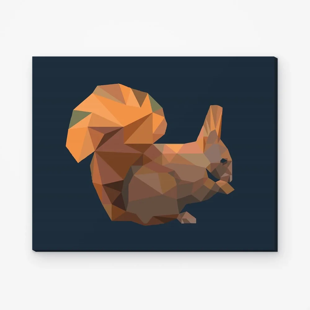 Pintar por Números - Ardilla gráfica