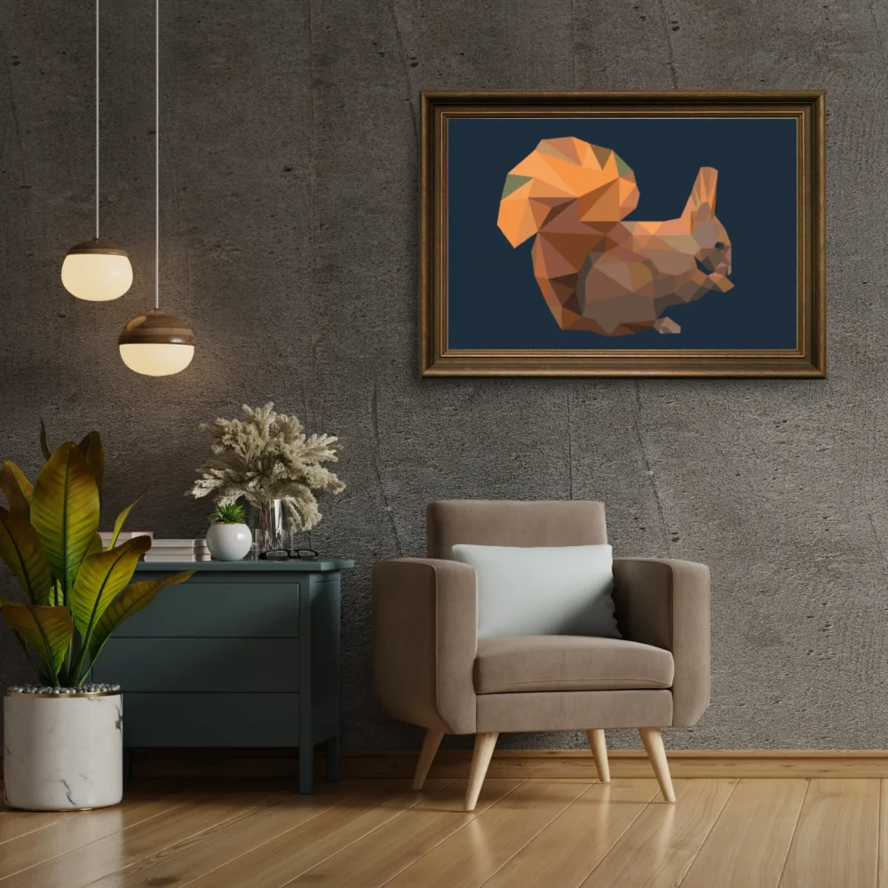 Pintar por números Ardilla gráfica – foto 3
