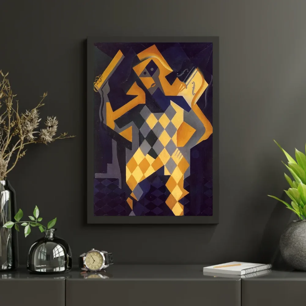 Pintar por números Arlequín con violín – foto 3
