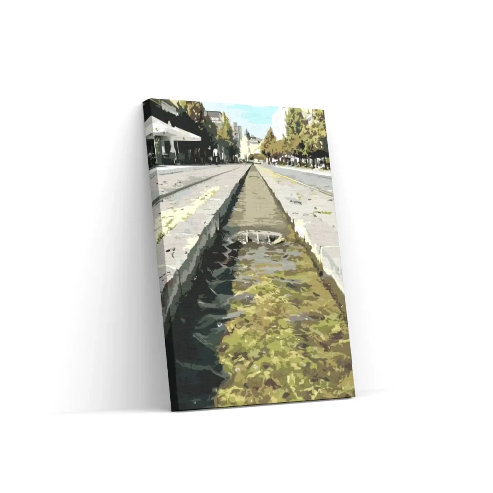 Pintar por números Arroyo de Čermeľ, Eslovaquia