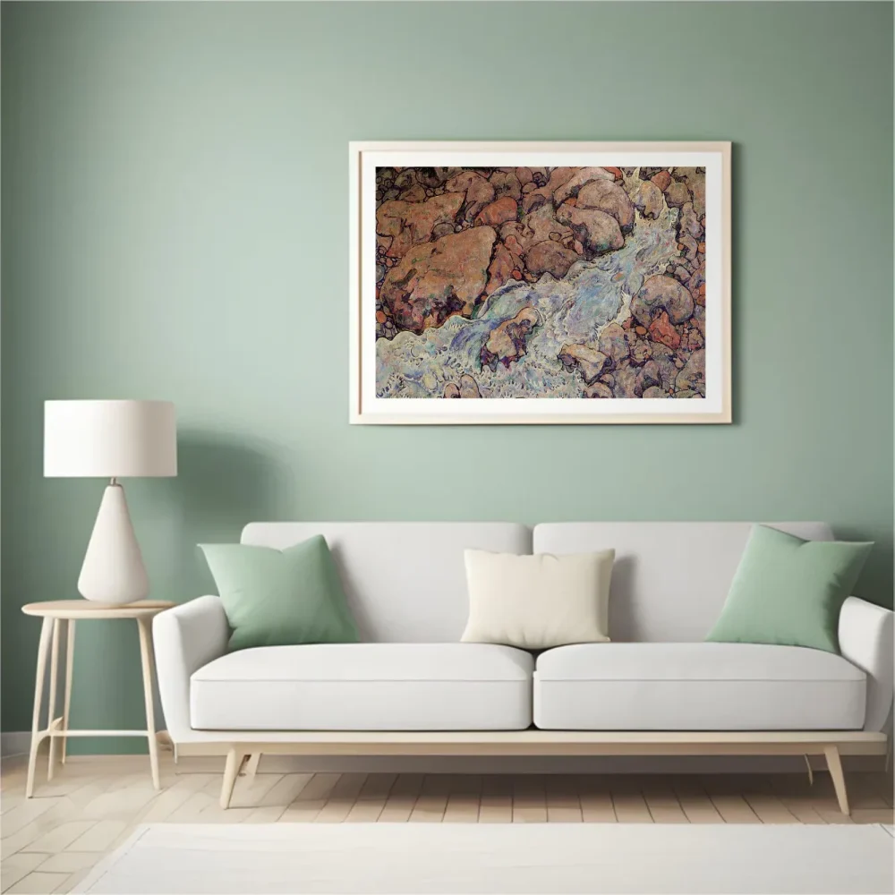 Pintar por números Arroyo de montaña – foto 4