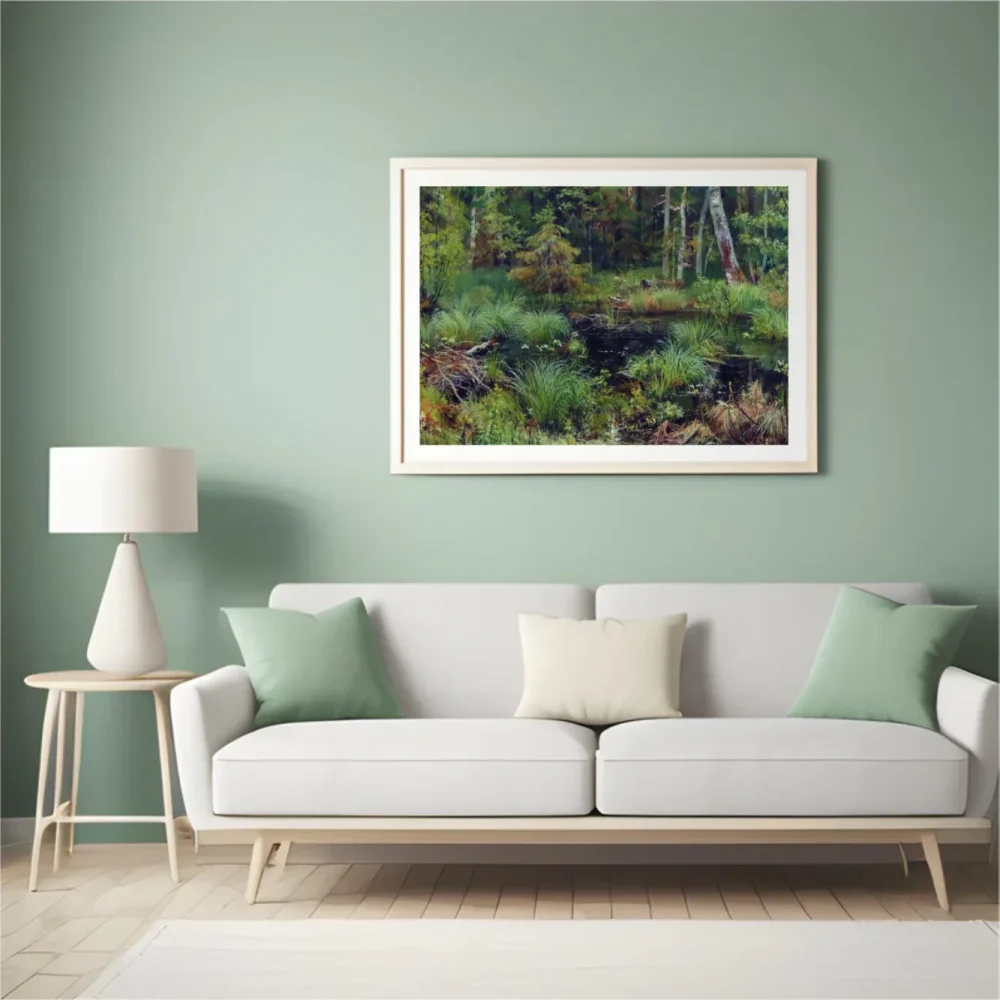 Pintar por números Arroyo en el bosque (3) – foto 4