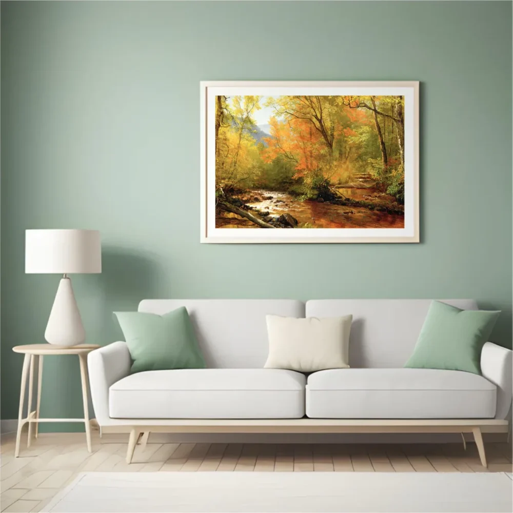 Pintar por números Arroyo en el bosque – foto 4