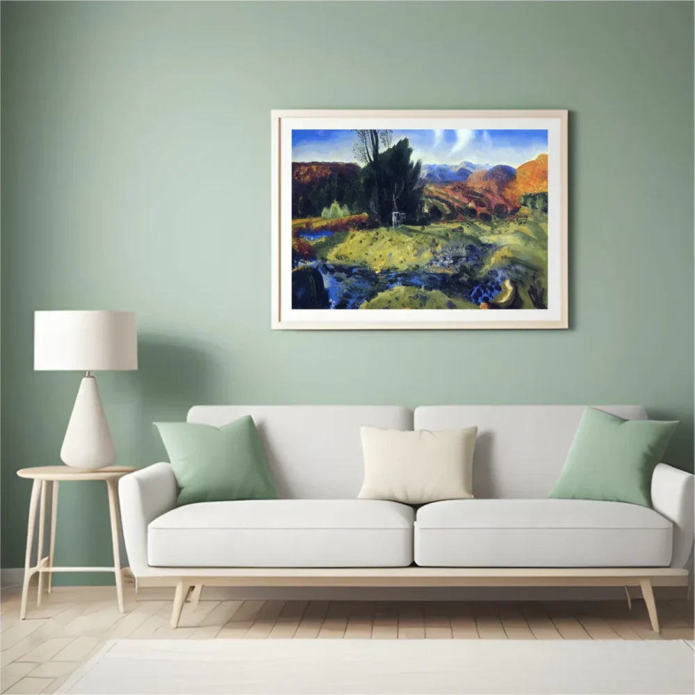 Pintar por números Arroyo en otoño – foto 4