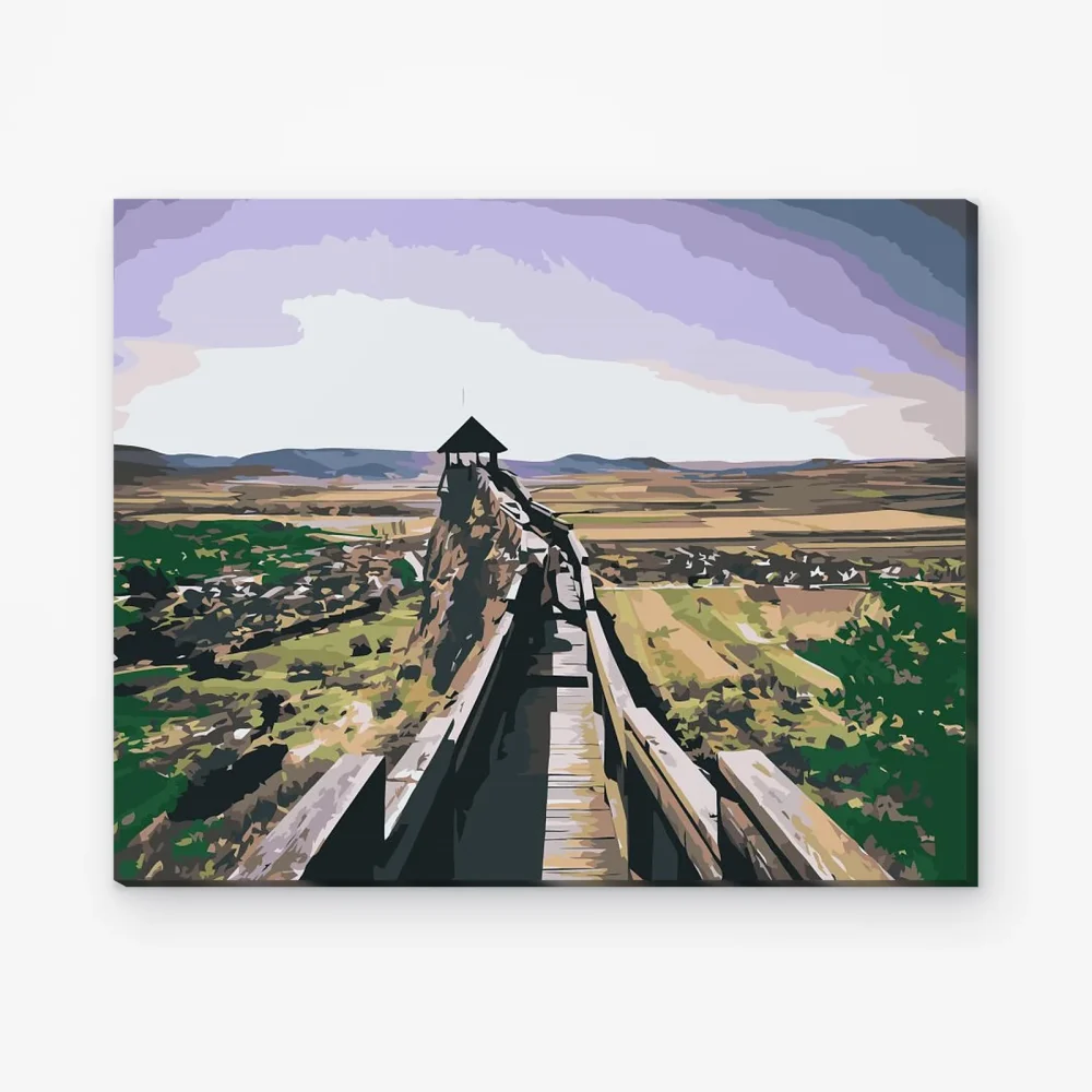 Pintar por Números - Atalaya de Boldogkő, Hungría