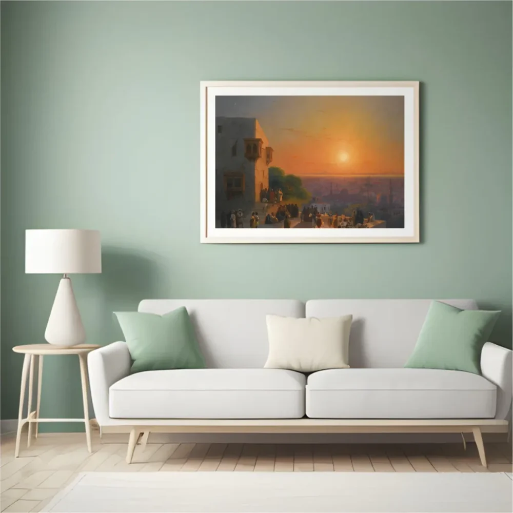 Pintar por números Atardecer en El Cairo – foto 4