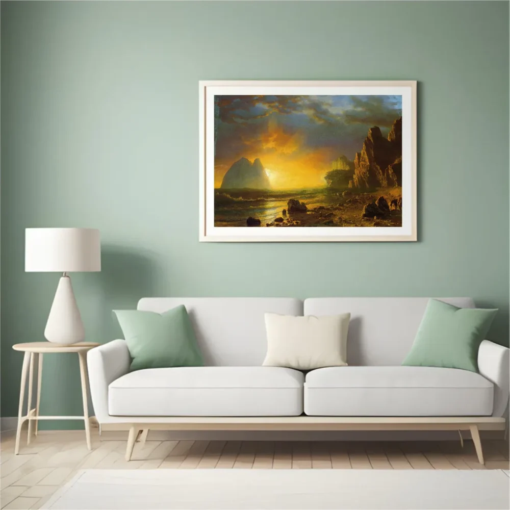 Pintar por números Atardecer en la costa – foto 4