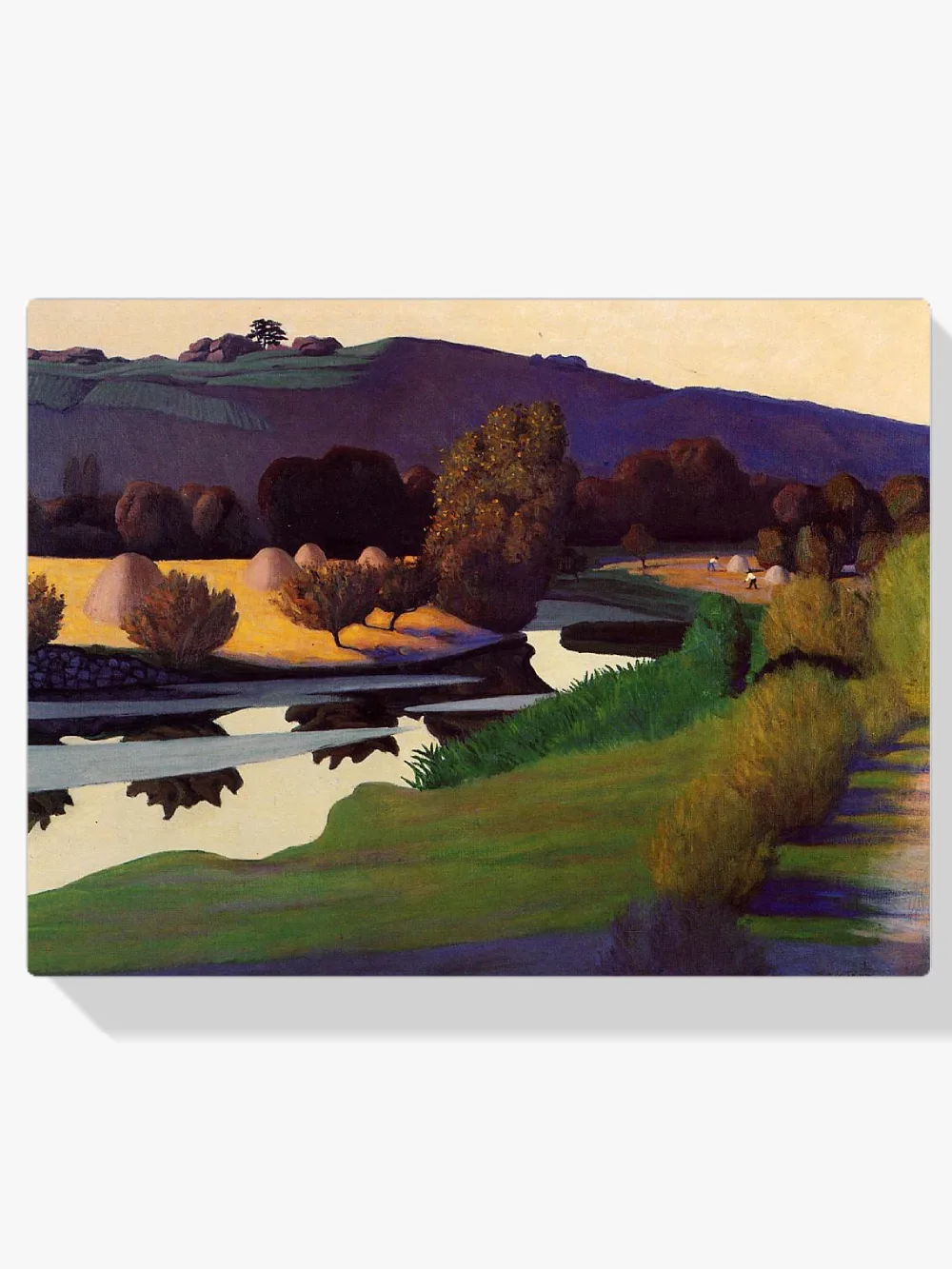 Pintar por números Atardecer junto al Loira