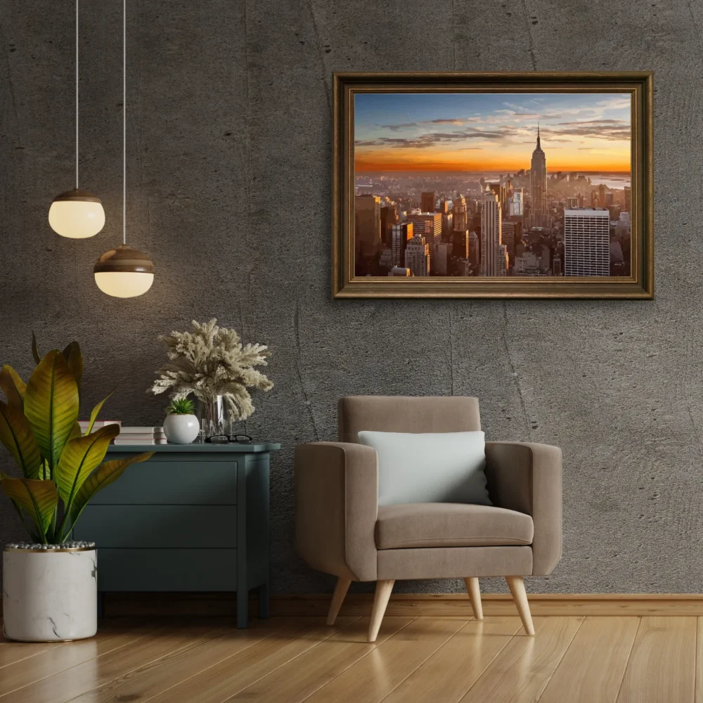 Pintar por números Atardecer sobre Manhattan - Nueva York – foto 3