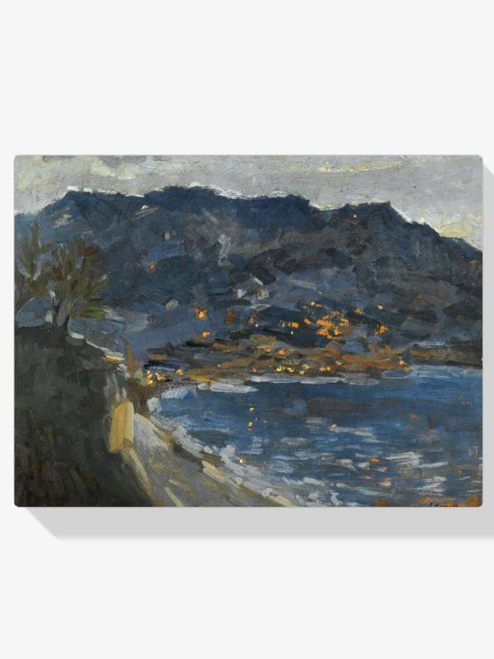 Pintar por números Atardecer temprano en Crimea