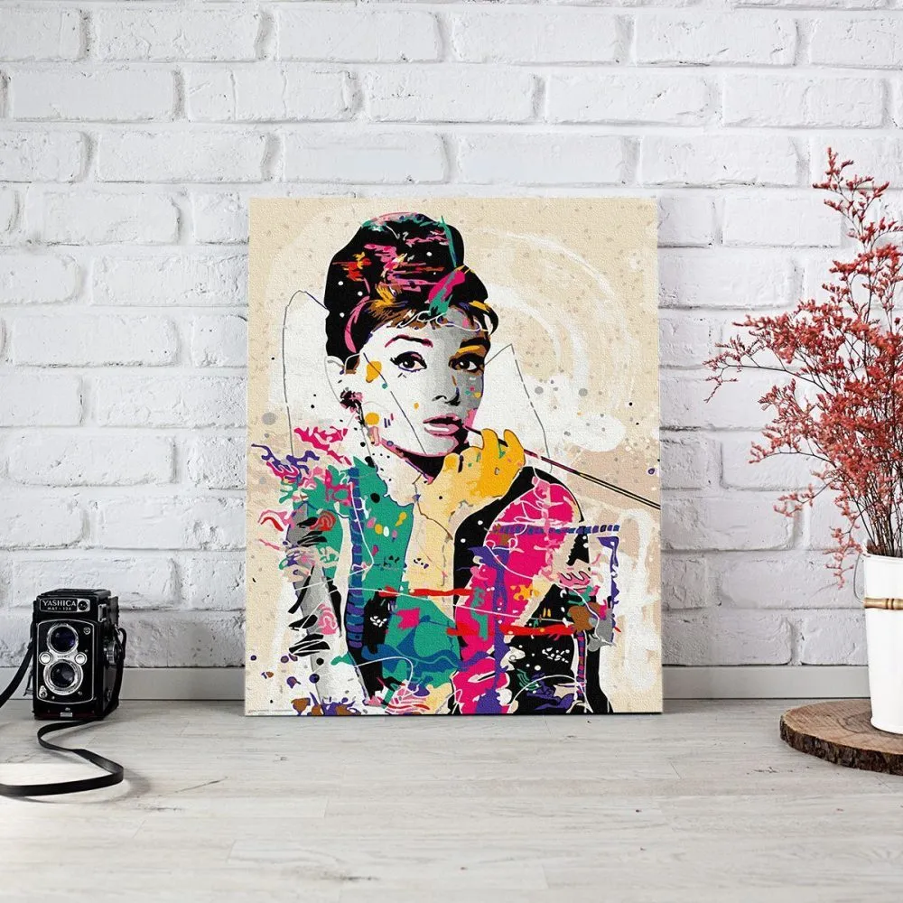 Pintar por números Audrey Hepburn - Nueva colección – foto 2