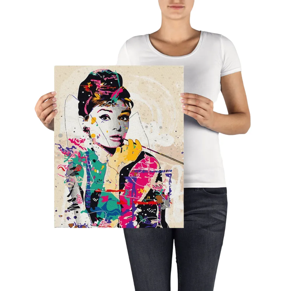 Pintar por números Audrey Hepburn - Nueva colección – foto 4