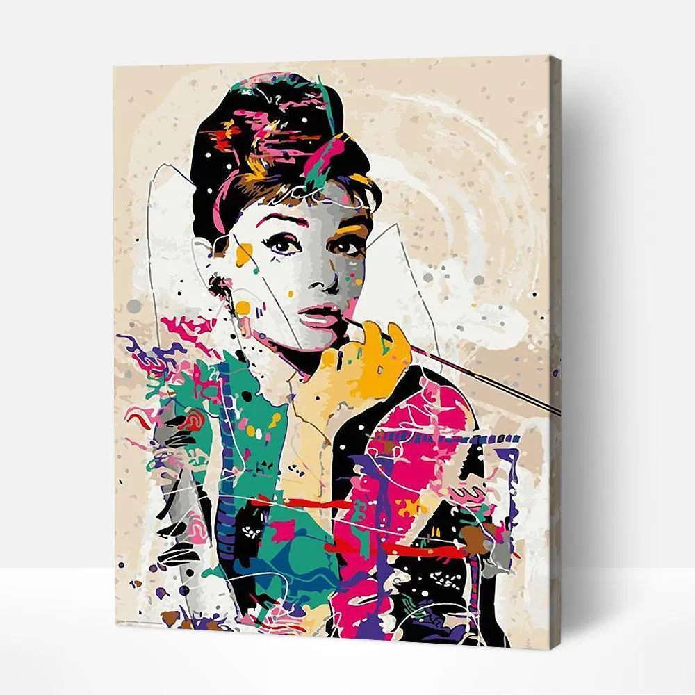Pintar por números Audrey Hepburn - Nueva colección