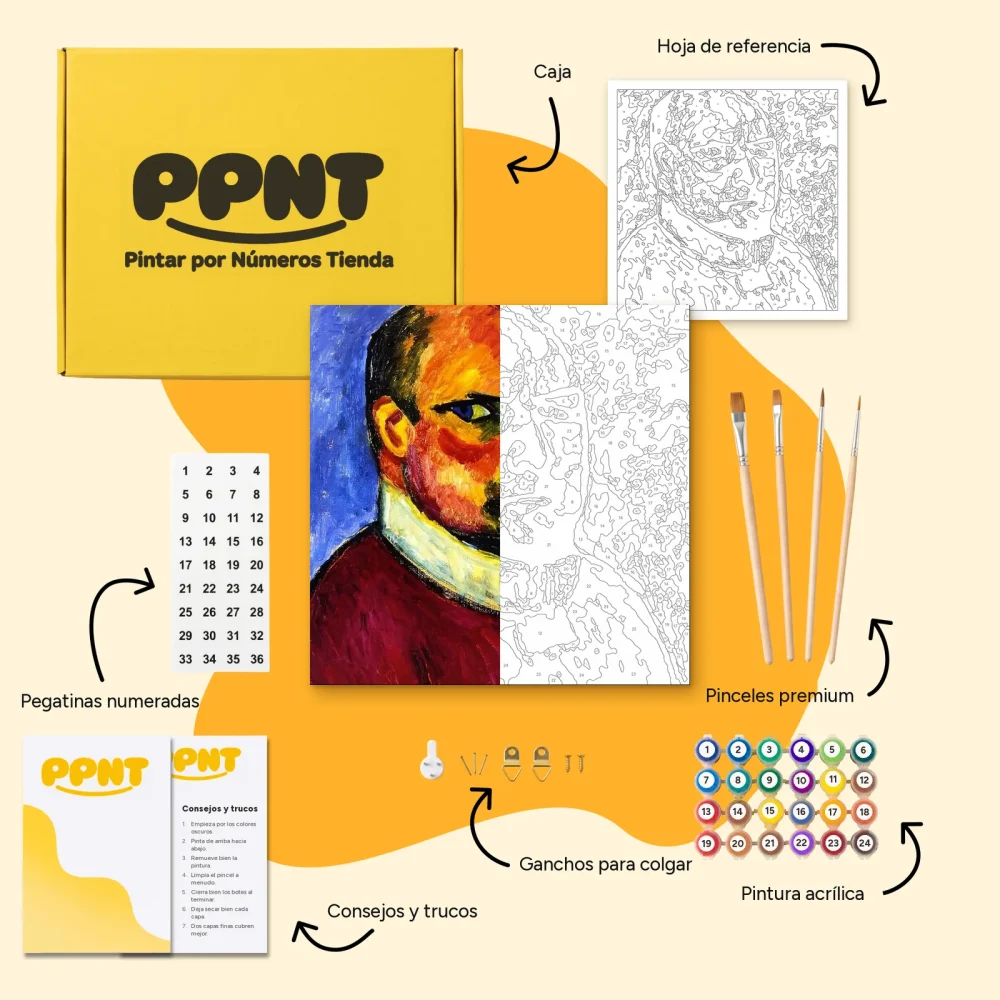 Pintar por Números - Autorretrato