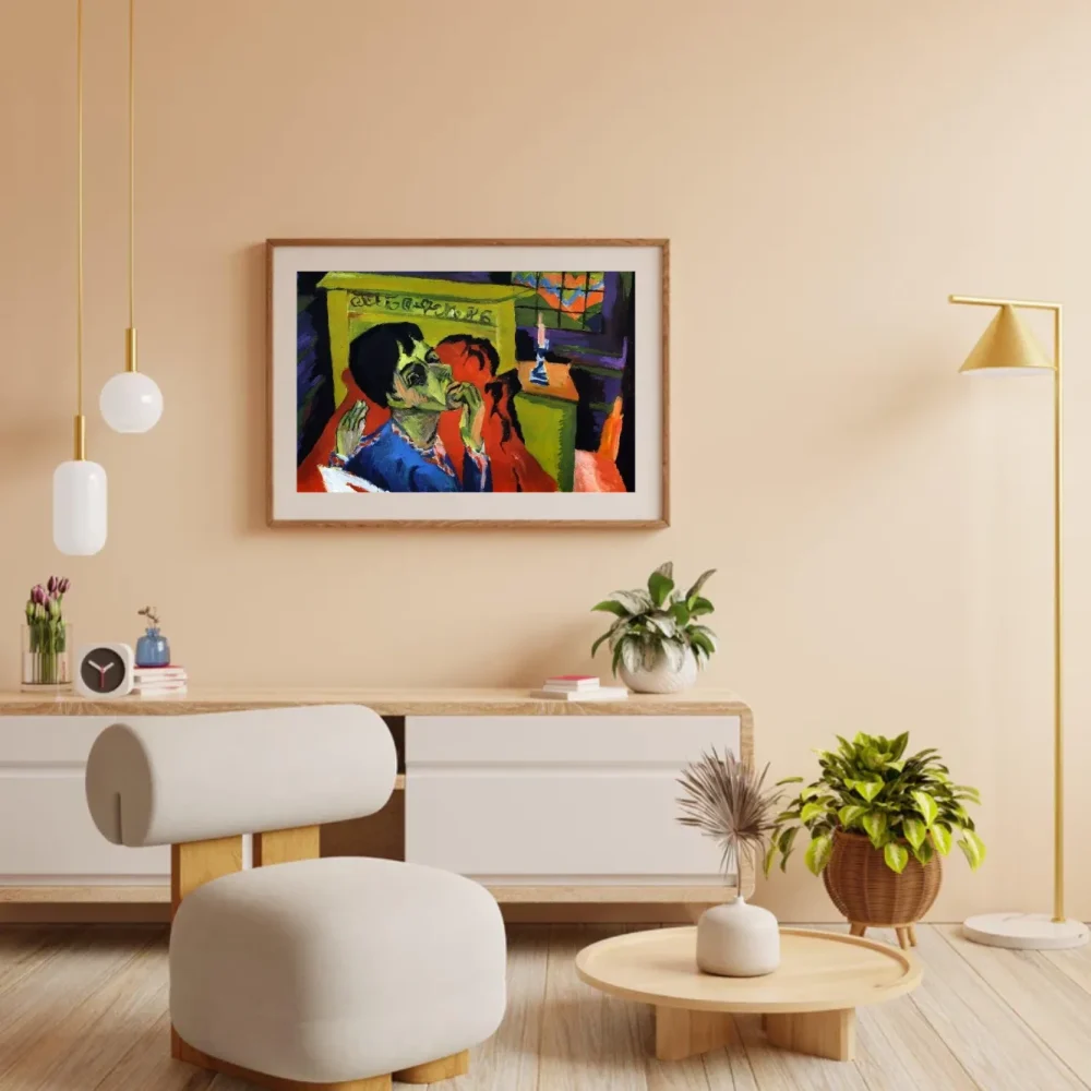 Pintar por números Autorretrato como enfermo – foto 3