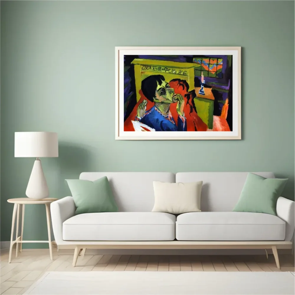 Pintar por números Autorretrato como enfermo – foto 4